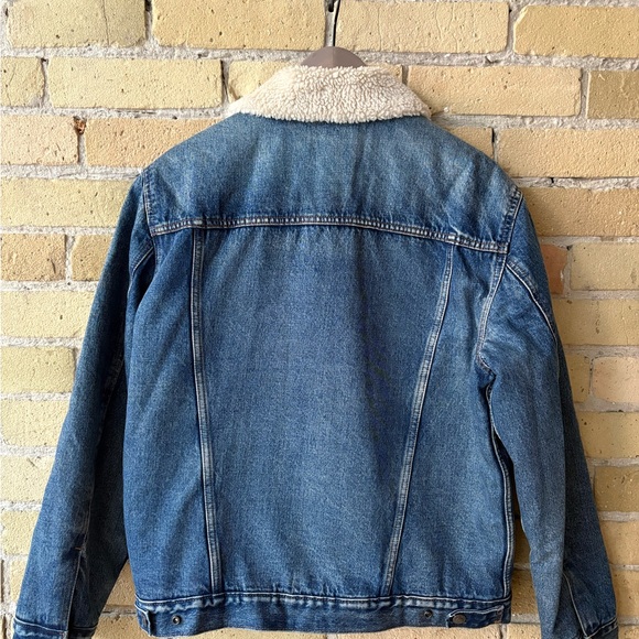 GAP Denim Sherpa Icon Jacket - Picture 7 of 7